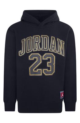 Jordan Kids' Levels Pullover Hoodie in Black/Gold