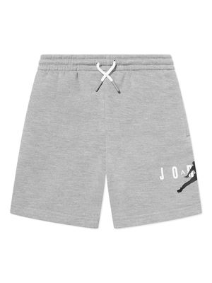 Jordan Kids logo-print track shorts - Grey