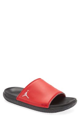 Jordan Play Slide Sandal in Red/Black/White/Gym Red