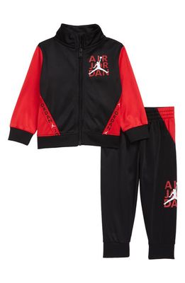 Jordan Tricot Track Jacket & Pants Set in Black