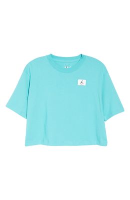 Jordan Women's Essential Boxy Logo T-Shirt in Washed Teal