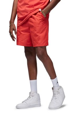 Jordan Woven Drawstring Shorts in Lobster