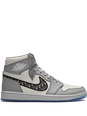 Jordan x Dior Air Jordan 1 Retro High' sneakers - White