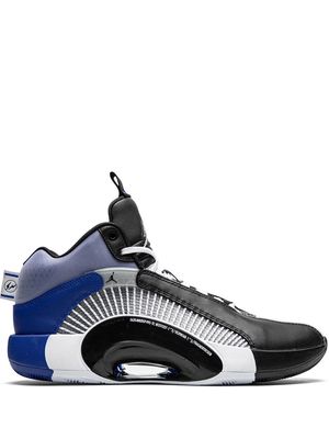 Jordan x Fragement Air Jordan 35 "White/Black - Sport blue" sneakers