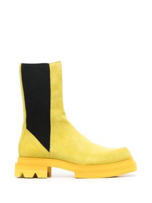 JORDANLUCA Chelsea suede boots - Yellow