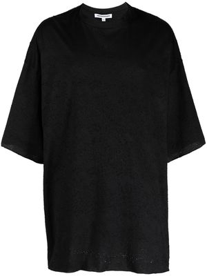JORDANLUCA distressed cotton T-shirt - Black