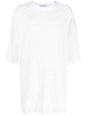 JORDANLUCA distressed cotton T-shirt - White