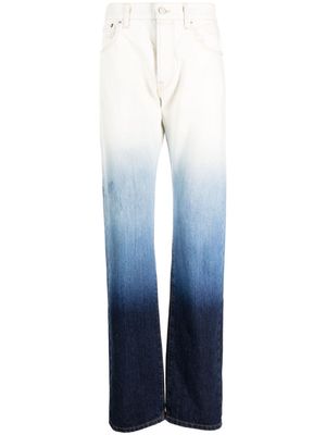 JORDANLUCA Egeus high-rise straight-leg jeans - Neutrals