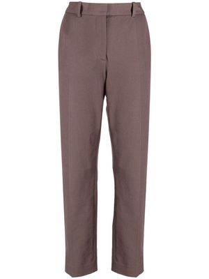 JOSEPH Coleman cropped trousers - Brown