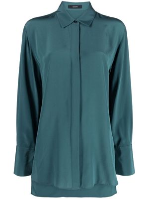 JOSEPH crepe de soie silk blouse - Green