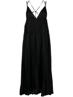 JOSEPH Darnley silk maxi dress - Black
