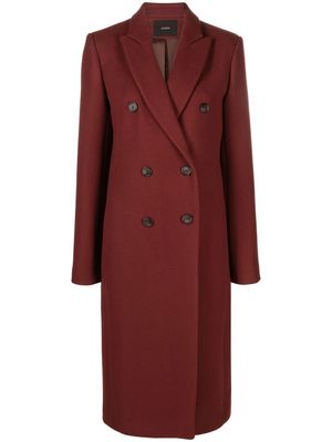 JOSEPH double-breasted button coat - Brown
