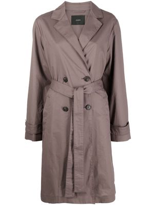 JOSEPH Haverfield double-breasted trench coat - Brown