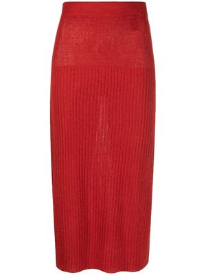 JOSEPH high-waisted skirt - Red