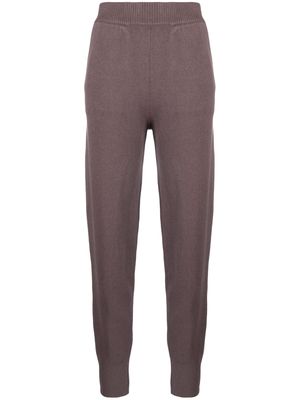 JOSEPH knitted track pants - Brown