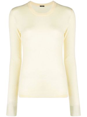 JOSEPH long-sleeve knitted top - Yellow