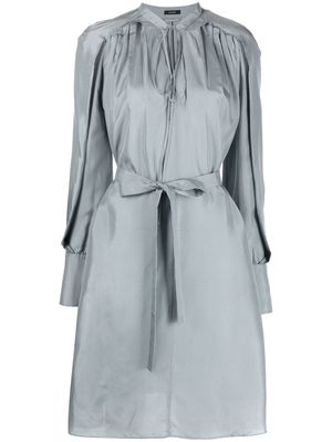 JOSEPH long-sleeve silk dress - Grey