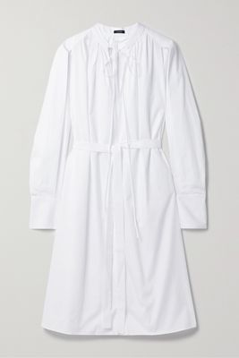 Joseph - Penrose Cotton-poplin Midi Dress - White