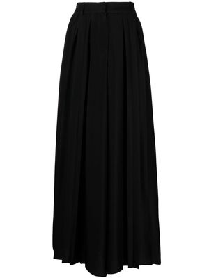 JOSEPH pleated full-length skirt - Black