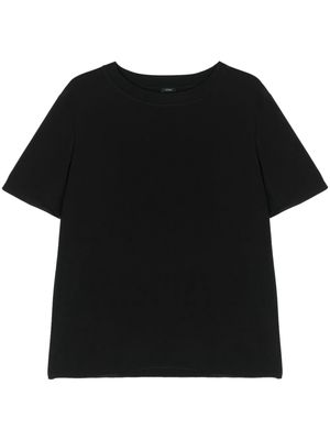 JOSEPH Rubin crepe-de-soie silk T-shirt - Black