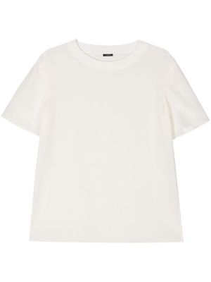 JOSEPH Rubin crepe-de-soie silk T-shirt - White