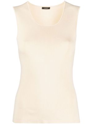 JOSEPH silk-blend knitted tank top - Neutrals
