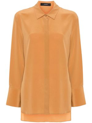JOSEPH silk crepe blouse - Brown
