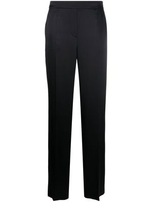JOSEPH silk straight-leg trousers - Black