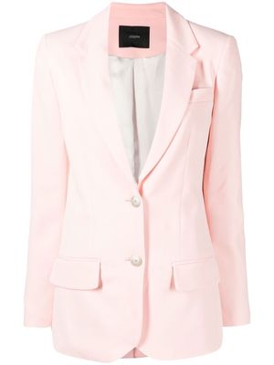 JOSEPH single-breasted fitted blazer - Pink