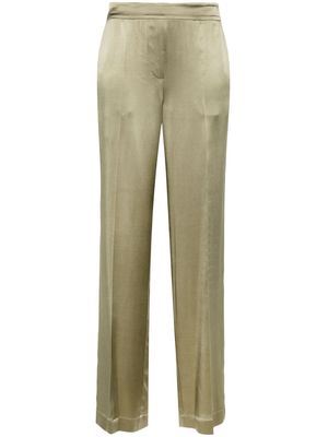 JOSEPH Tova silk trousers - Green