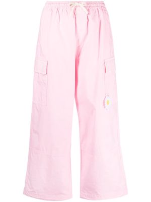Joshua Sanders floral-motif cargo trousers - Pink