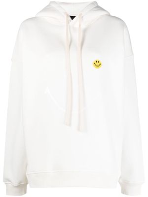 Joshua Sanders smiley face-motif hoodie - Neutrals