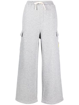 Joshua Sanders smiley-face track trousers - Grey