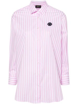 Joshua Sanders x Smiley striped cotton shirt - Pink