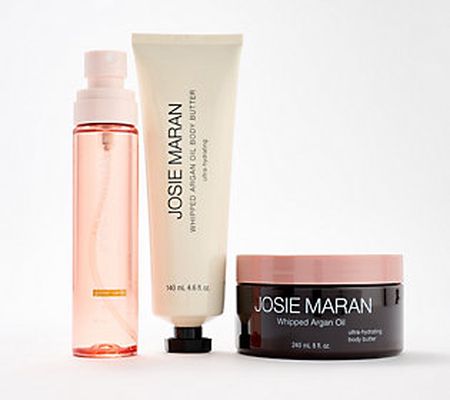 Josie Maran Argan Body Special Edition Golden Vanilla 3pc Set