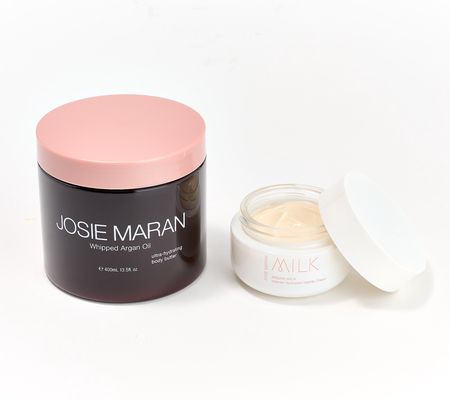 Josie Maran Nighttime Nourishment Body Butter & Night Cream Set