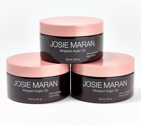 Josie Maran Whipped Argan Oil 3-pc 8-oz Body Butter Trio