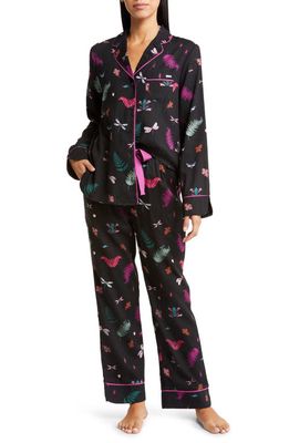 Joules Cotton & Modal Pajamas in Blackbugs