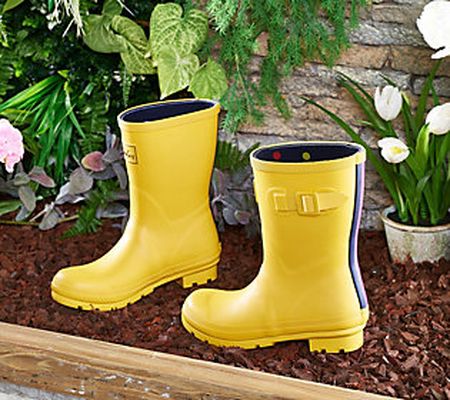 Joules Waterproof Mid Rain Boots - Kelly Neoprene Welly