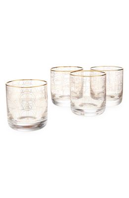 JoyJolt Star Wars Deco Collection Assorted Set of 4 Glass Tumblers