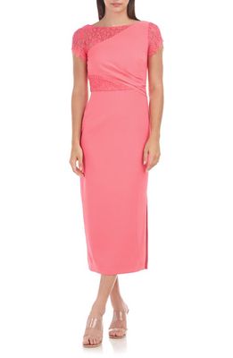 JS Collections Lissett Midi Dress in Camellia