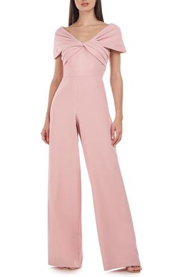 JS Collections Sylvia Twist Jumpsuit in Blush