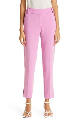 Judith & Charles Nantes Crop Trousers in Aurora Pink