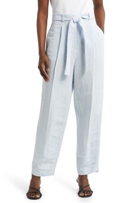 Judith & Charles Noah Tie Waist Pants in Chalk Blue