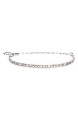 JUDITH LEIBER COUTURE Crystal Belt in Silver
