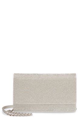 JUDITH LEIBER COUTURE Fizzoni Beaded Clutch in Rhine