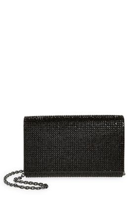 JUDITH LEIBER COUTURE Fizzy Beaded Clutch in Ebonized Jet