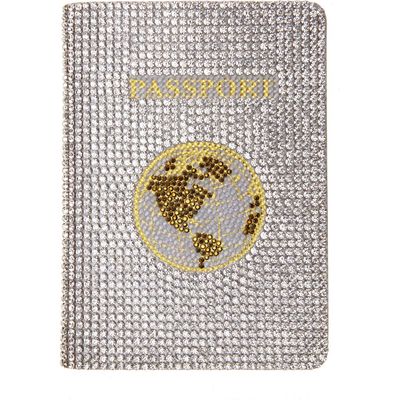 Judith Leiber Traveler Crystal Beaded Passport Holder in Rhine 