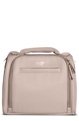 JuJuBe Insulated Twill Bottle Bag in Taupe