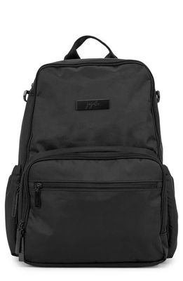 JuJuBe Ju-Ju-Be Zealous Water Resistant Diaper Backpack in Black Out